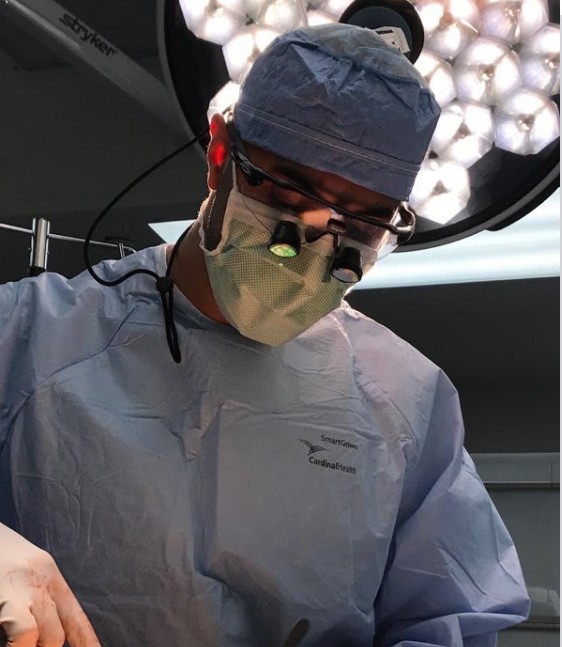 Dr. Mallah in surgery