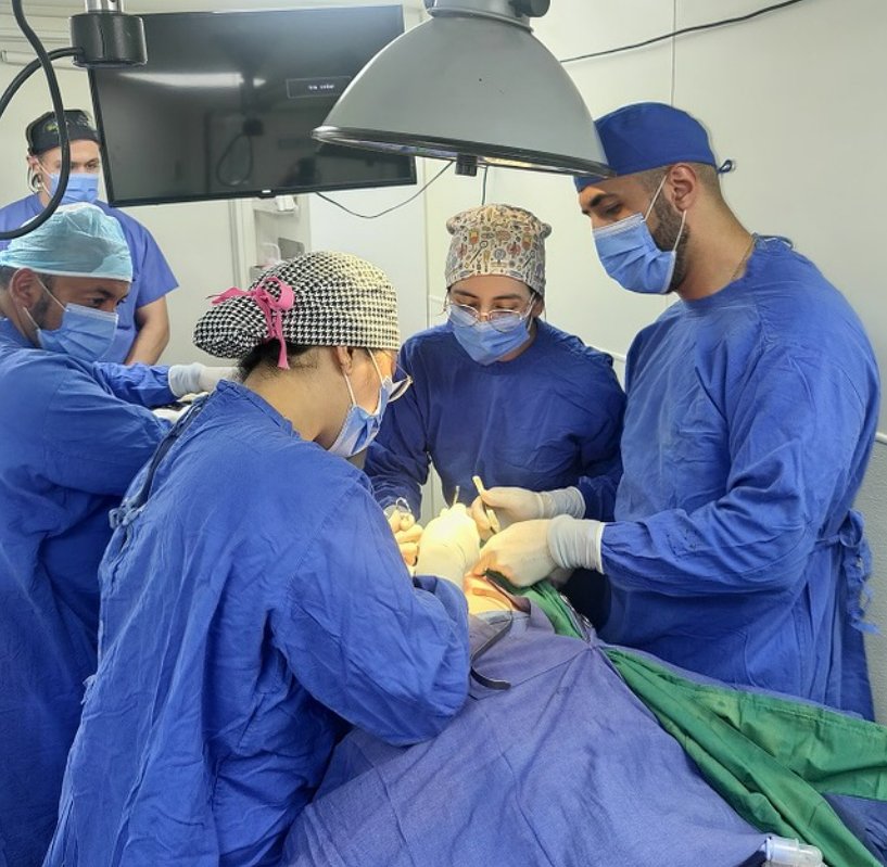 Dr. Mallah in surgery